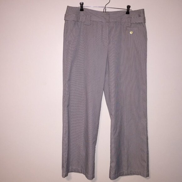 robertlouis Pants - Robert Louis Dress slacks sz 14 beige w black pinstripes